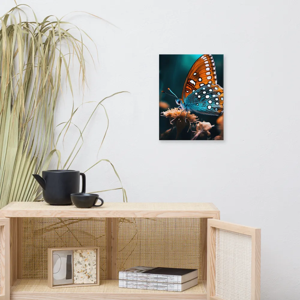 Whispers of Color: The Butterfly's Embrace