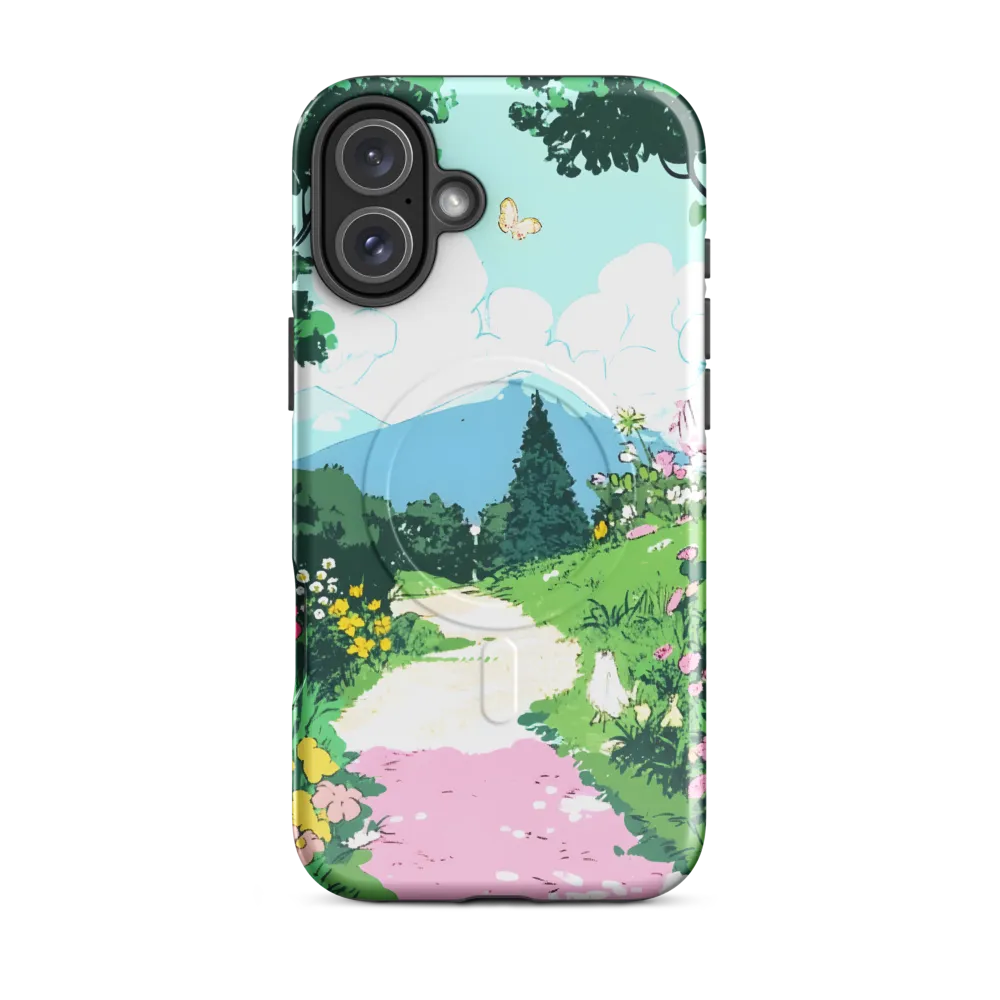 A Serene Journey Through Nature | Phone Case |  16 Plus | MagSafe® Tough Case | Glossy