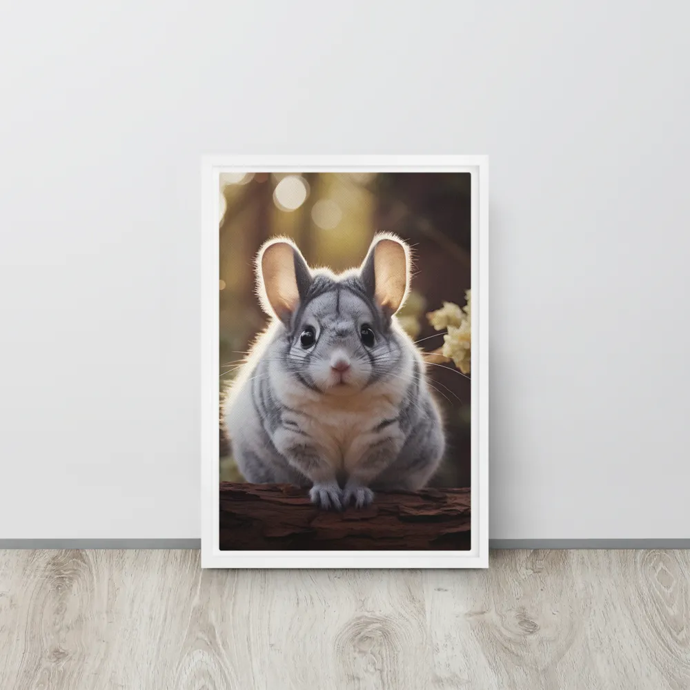 Curious Chinchilla in the Forest