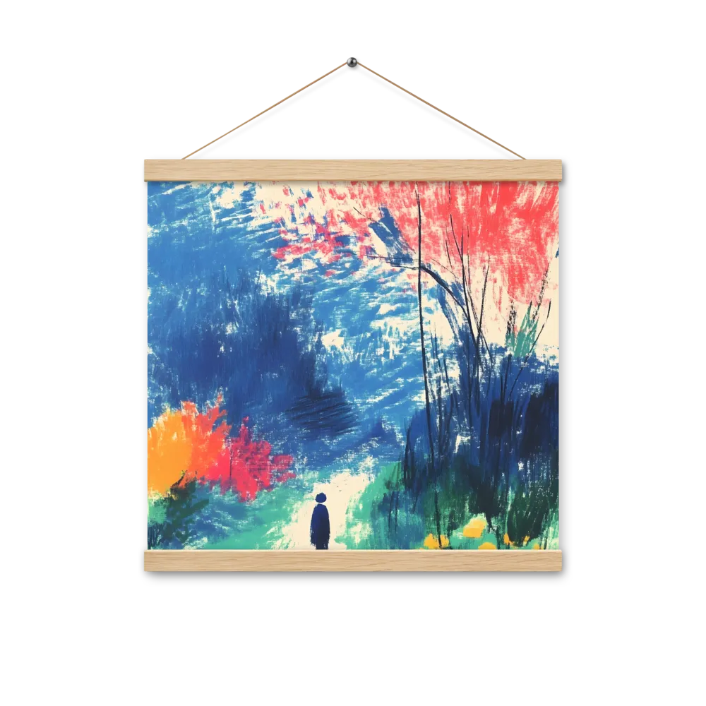 Whispers of Tranquility | Poster With Oak Wood Hanger | 16″×16″