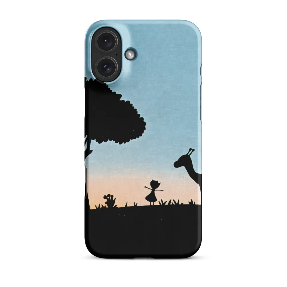 Curiosity in the Silhouette | Phone Case |  16 Plus | Snap Case | Matte