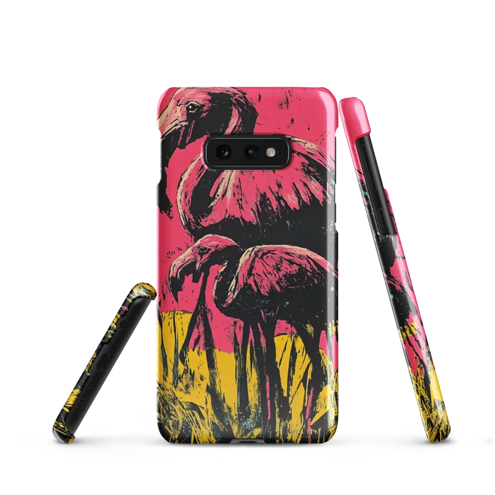 Flamingo Duet: A Pop Art Expression