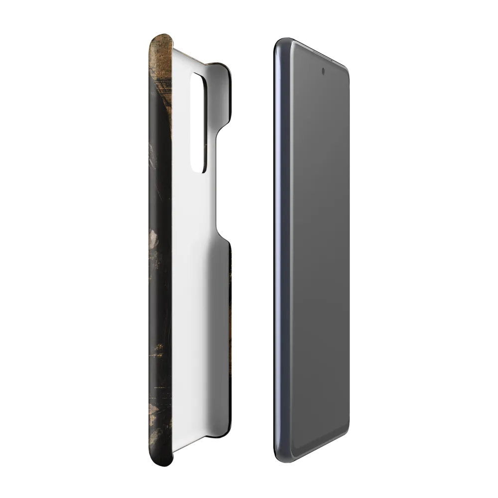 Golden Gaze: A Contemporary Portrait | Phone Case |  S20 FE | Snap Case | Glossy