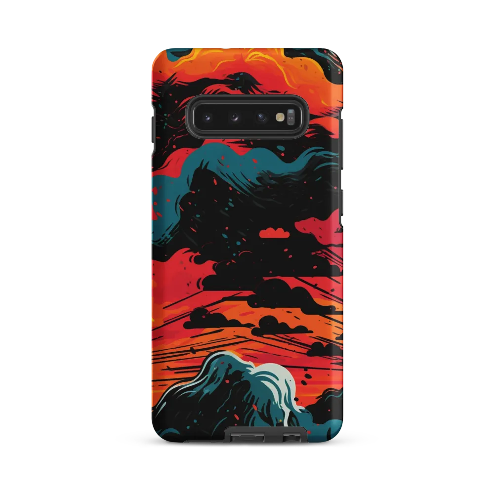 Ethereal Twilight: A Dramatic Landscape in Motion