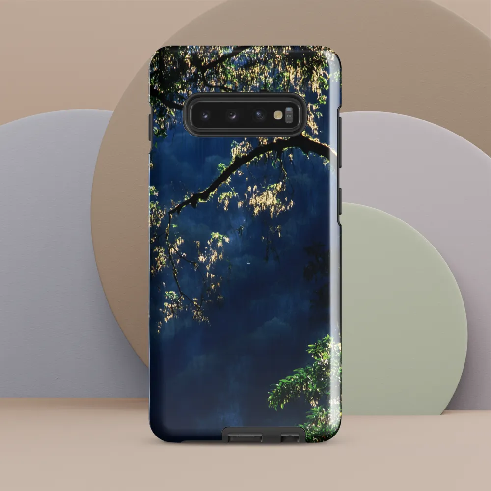 Whispers of Nature: The Silhouette of Serenity | Phone Case |  S10 Plus | Tough Case | Glossy