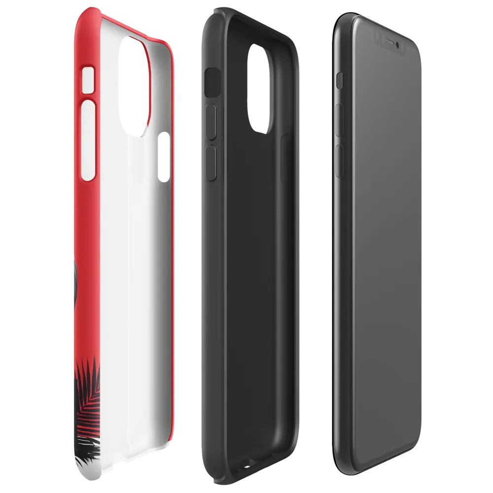 Contemplation in Red | Phone Case |  11 Pro Max | Tough Case | Glossy