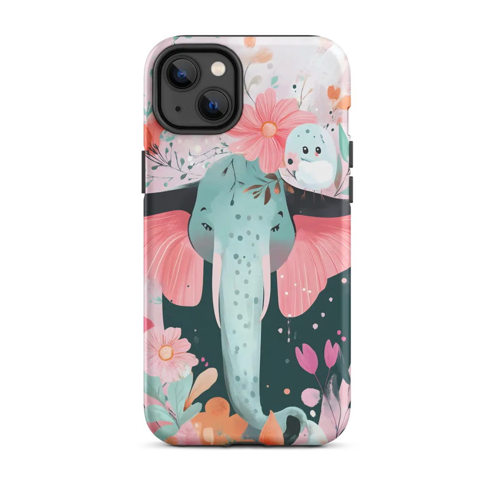 Whimsical Elephant in Bloom