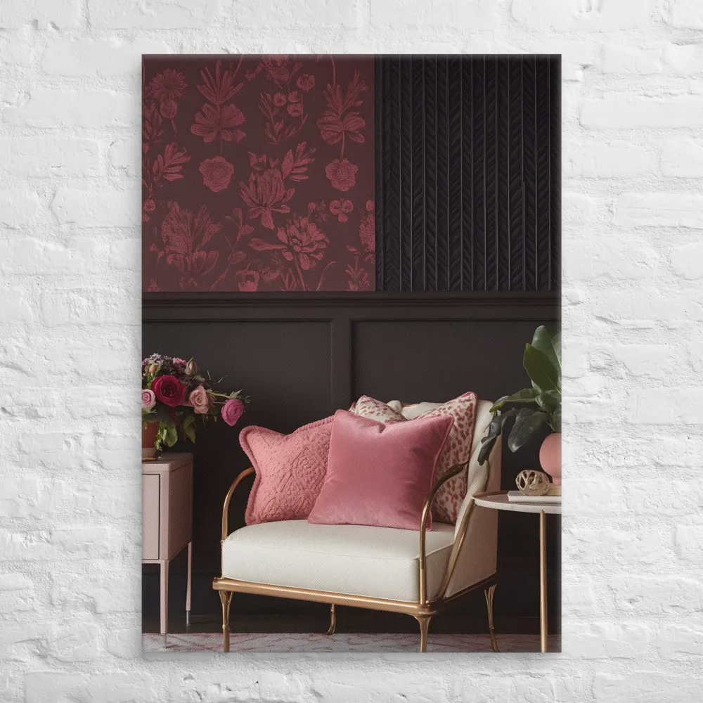 Elegance in Contrast: A Modern Interior Design | Canvas | 28″×40″