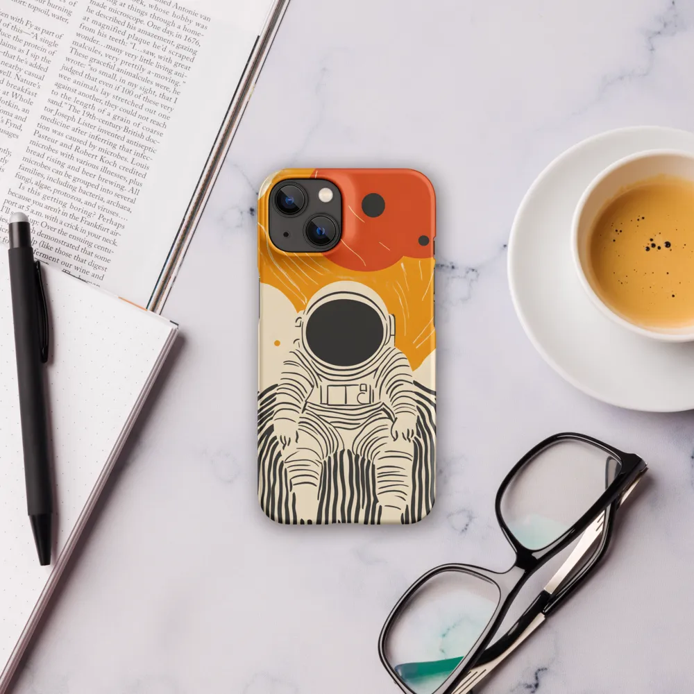 Astronaut in Cosmic Thoughts | Phone Case |  14 | Snap Case | Matte