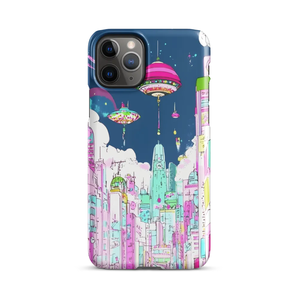 Futuristic Cityscape with Floating Structures