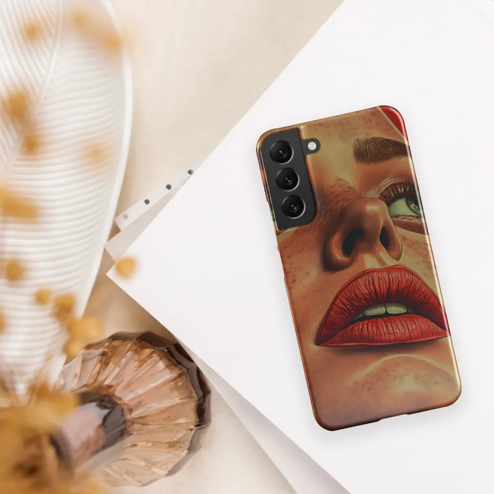 Red Intensity: A Portrait of Elegance