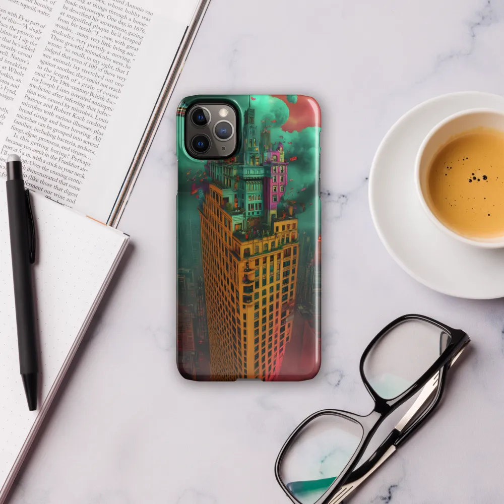 Architectural Dreams: A Surreal Cityscape | Phone Case |  11 Pro Max | Snap Case | Glossy