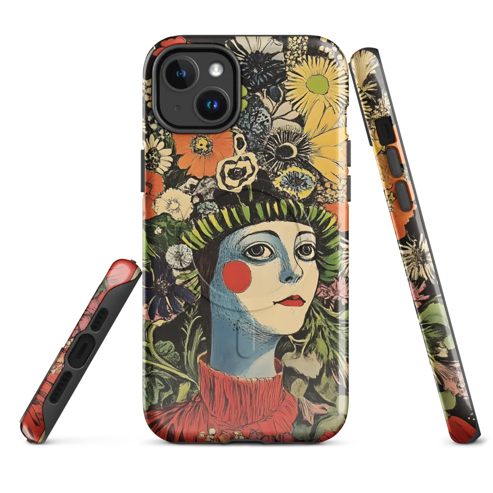 Floral Whimsy: A Portrait of Nature's Embrace
