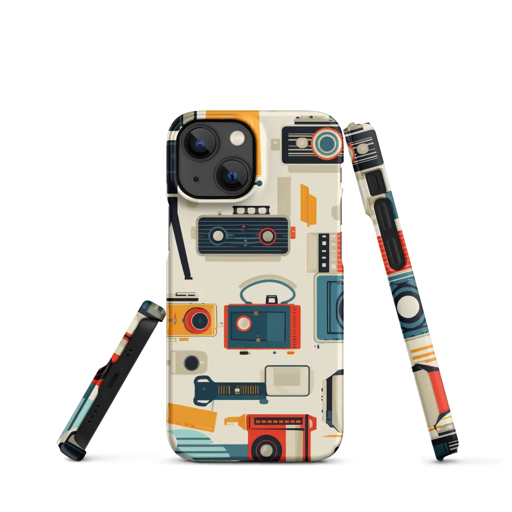 Retro Camera Collection: A Nostalgic Journey | Phone Case |  13 Mini | Snap Case | Matte
