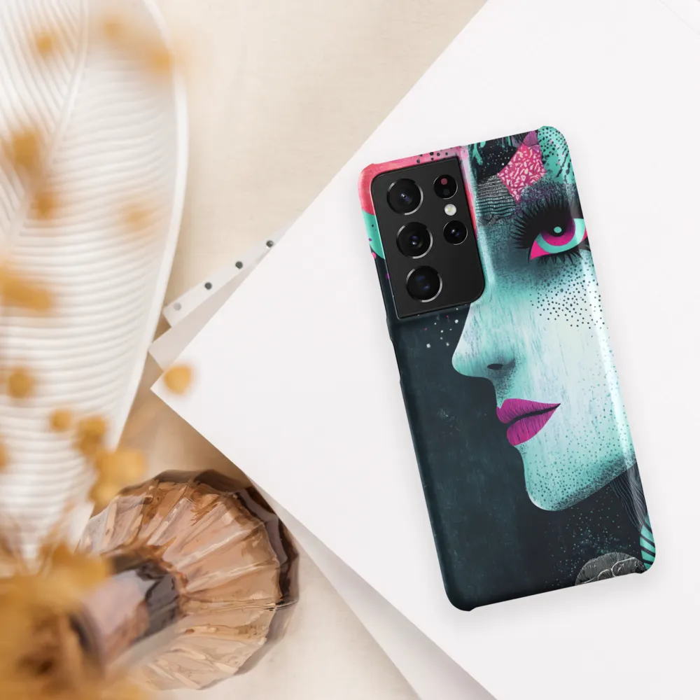 Mystical Beauty in Blue and Pink | Phone Case |  S21 Ultra | Snap Case | Matte