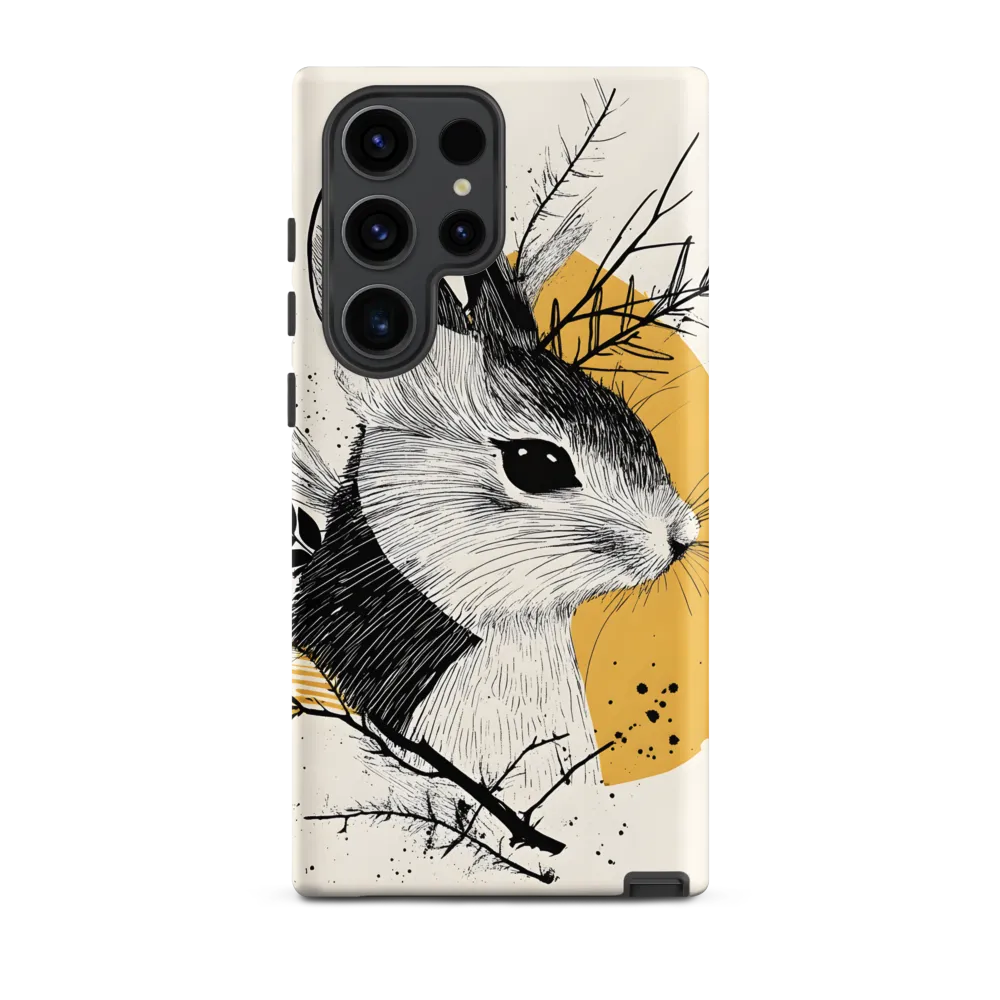 Ethereal Rabbit: A Study in Line Art