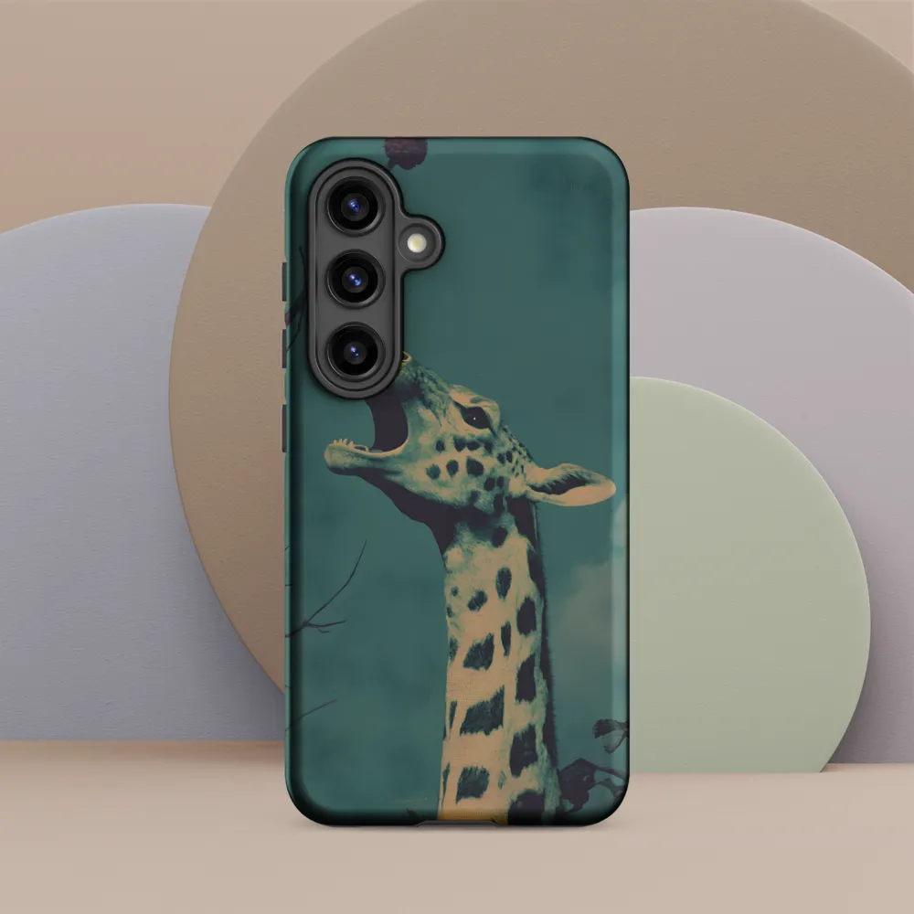 Whispers of the Tall: A Surreal Giraffe Encounter