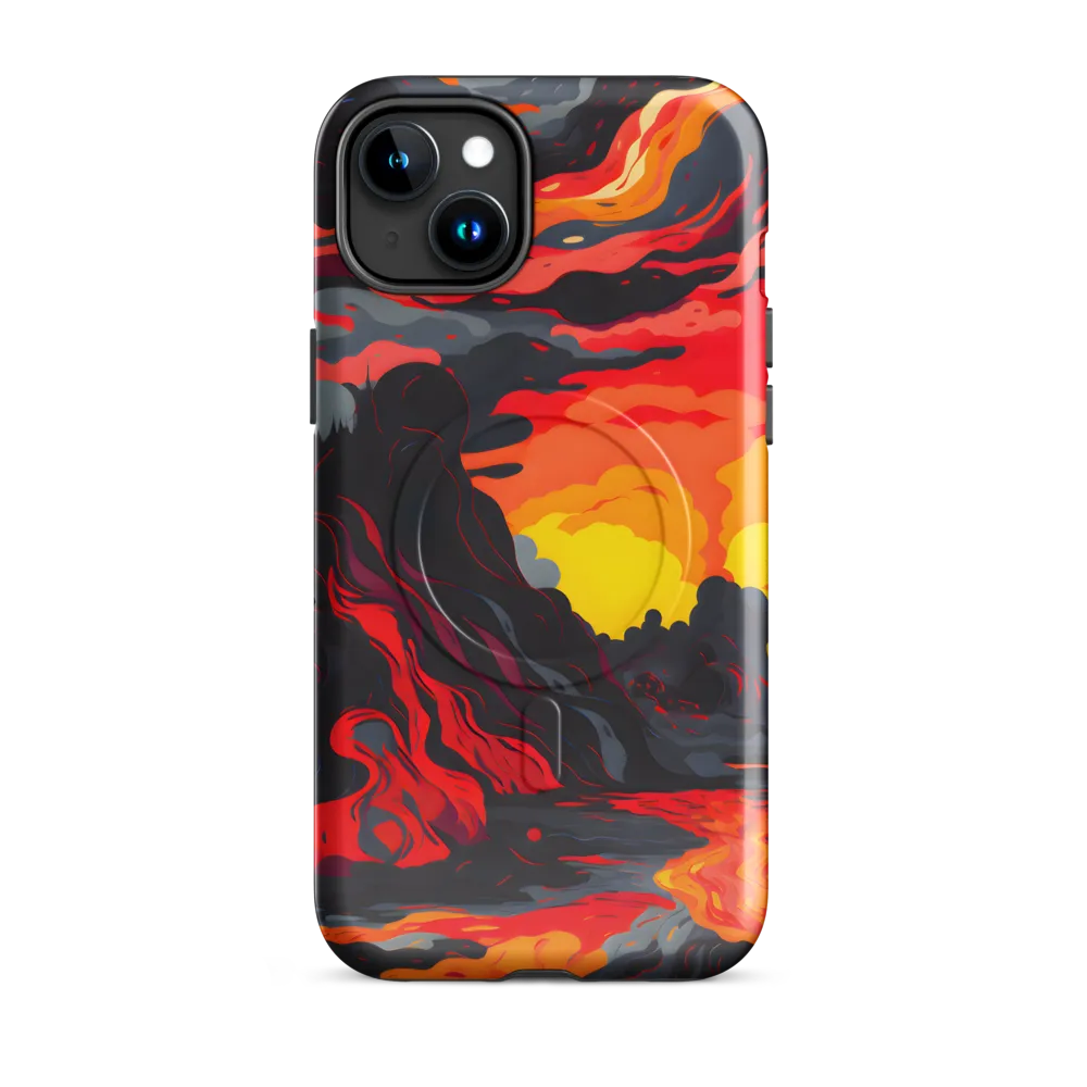 Eruption of Colors | Phone Case |  15 Plus | MagSafe® Tough Case | Glossy