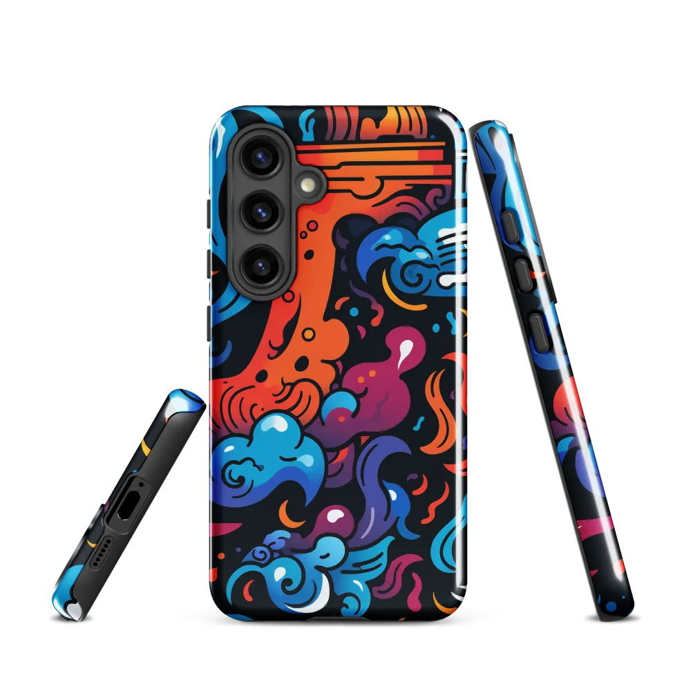 Whirlwind of Color and Light | Phone Case |  S24 | Tough Case | Glossy
