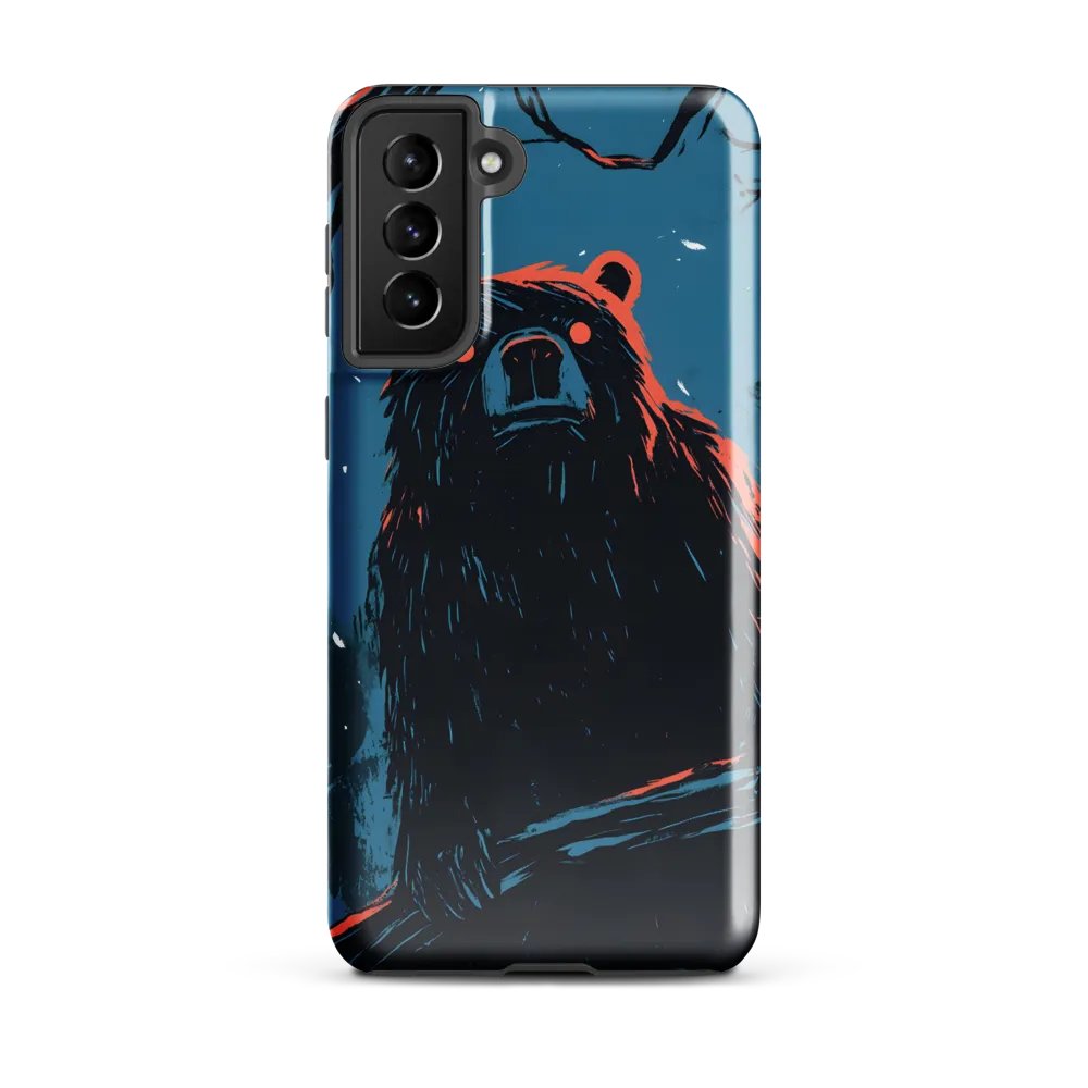 Eerie Majesty: A Bear in the Night