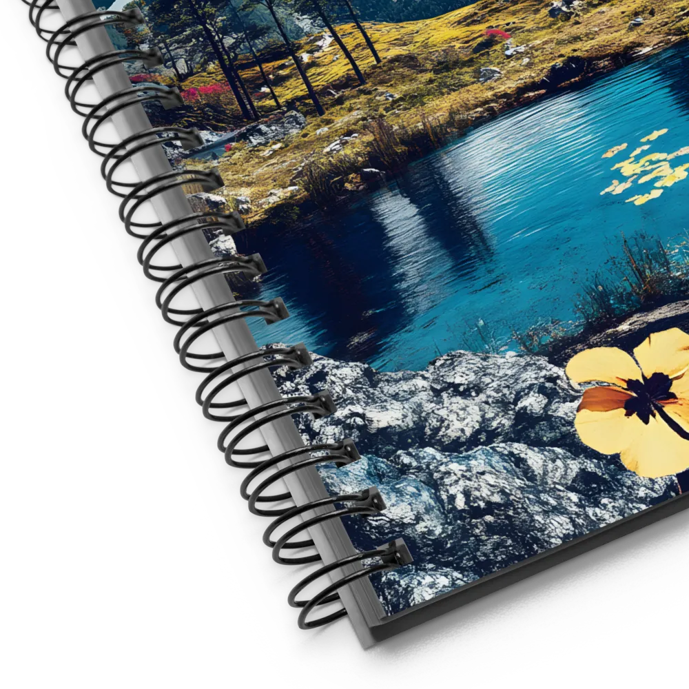 Serenity in Surreal Landscape | Spiral Notebook