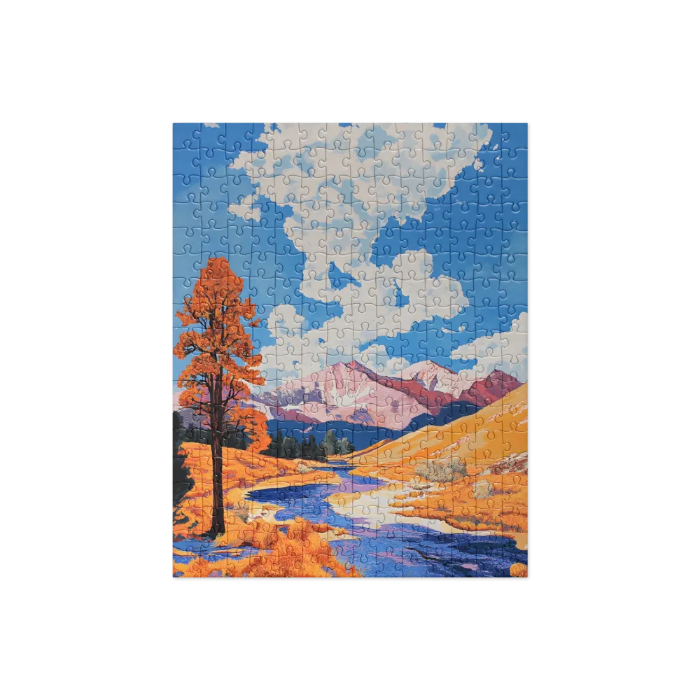 Autumn Serenity: A Vibrant Landscape | Jigsaw Puzzle | 252/520 pieces