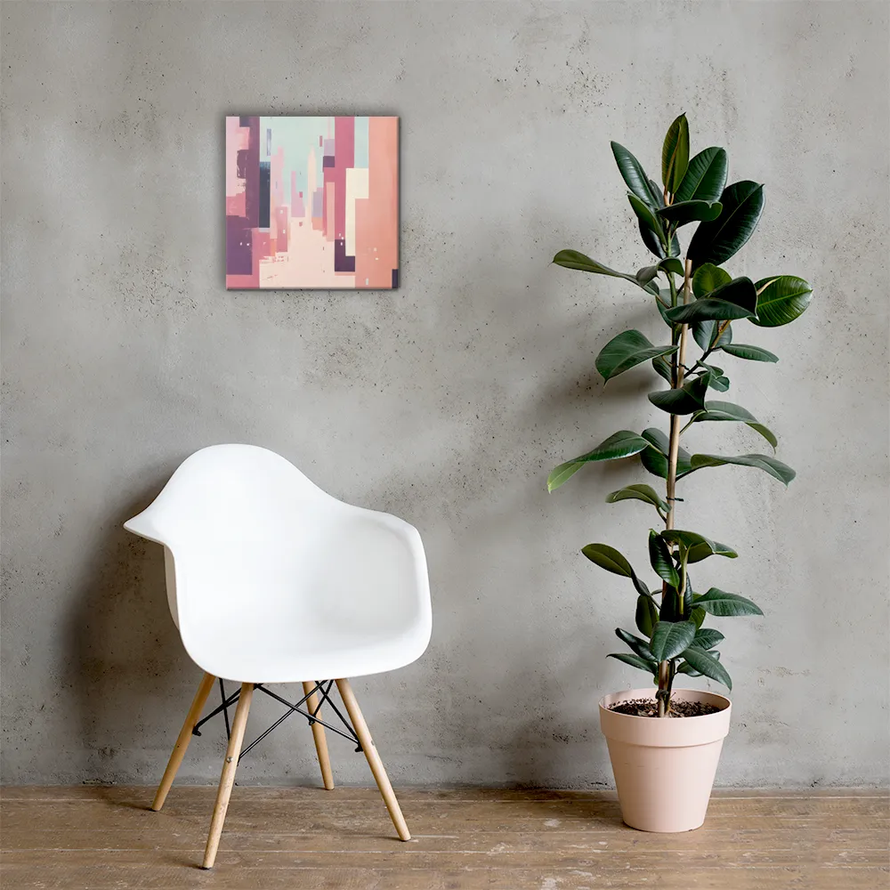 Tranquil Cityscape | Canvas | 16″×16″