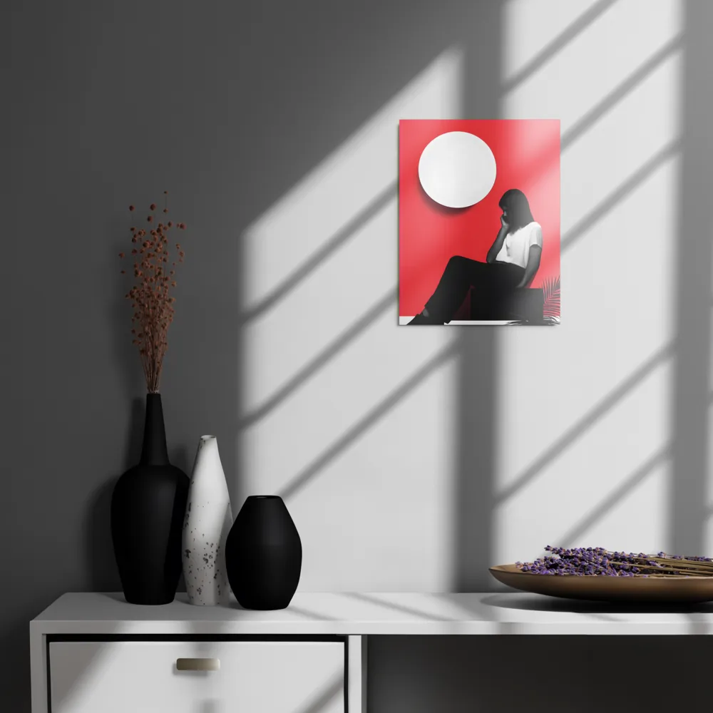 Contemplation in Red