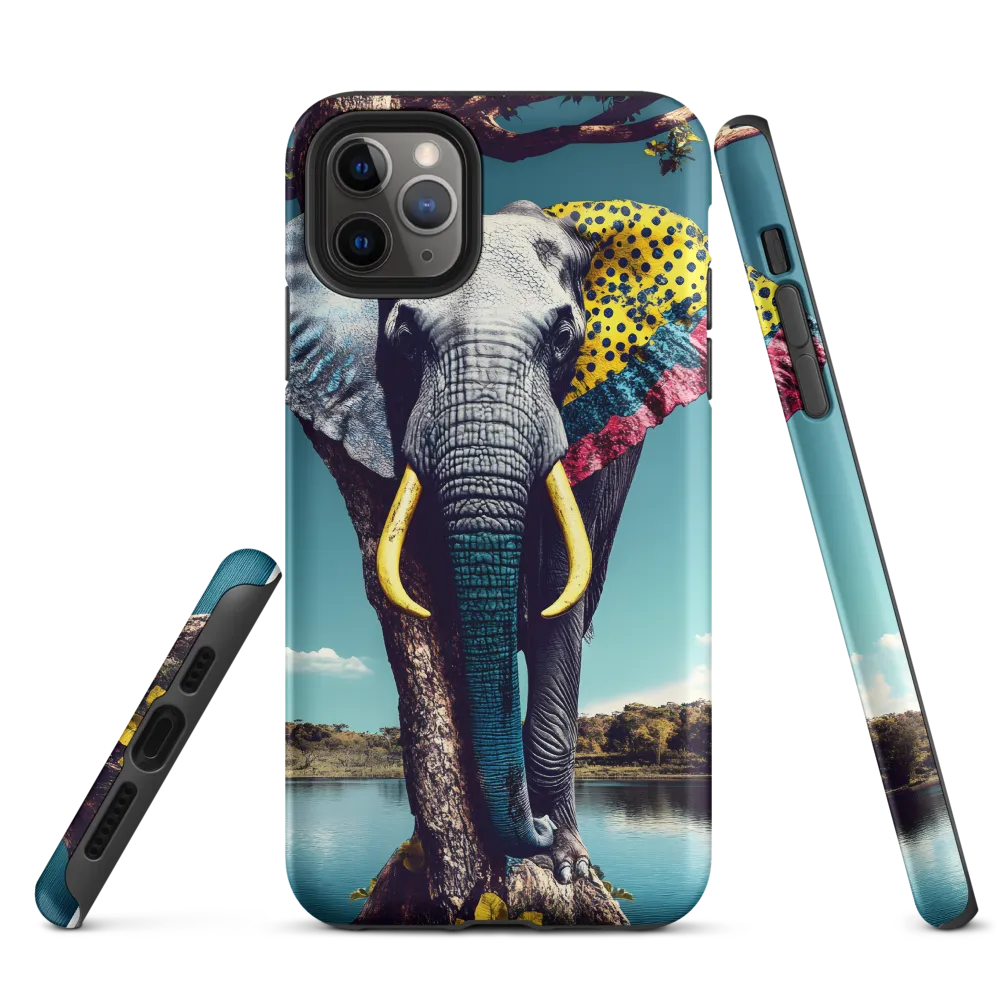 Playful Elegance: The Surreal Elephant