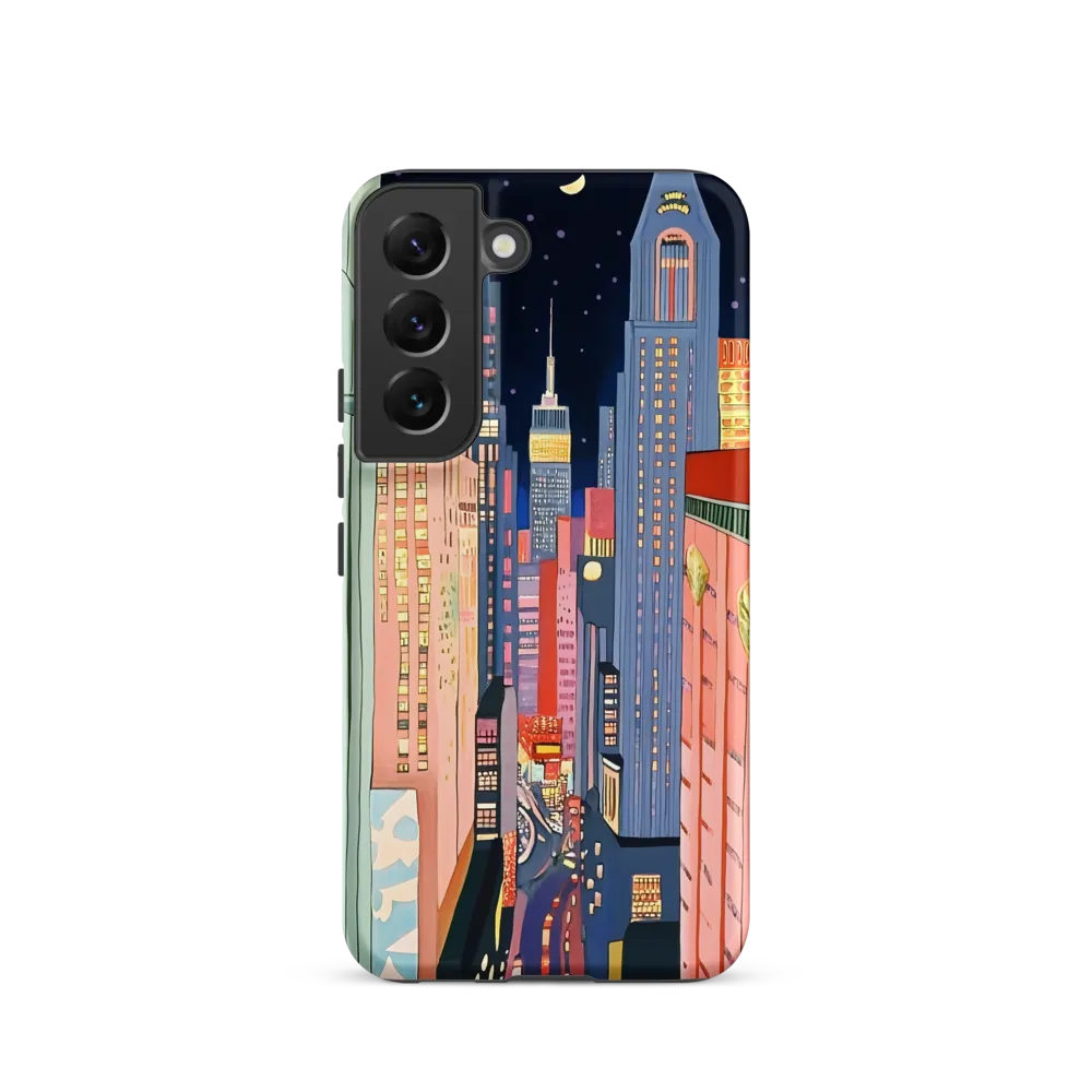 Urban Dreamscape: A Pop Art Night | Phone Case |  S22 | Tough Case | Matte