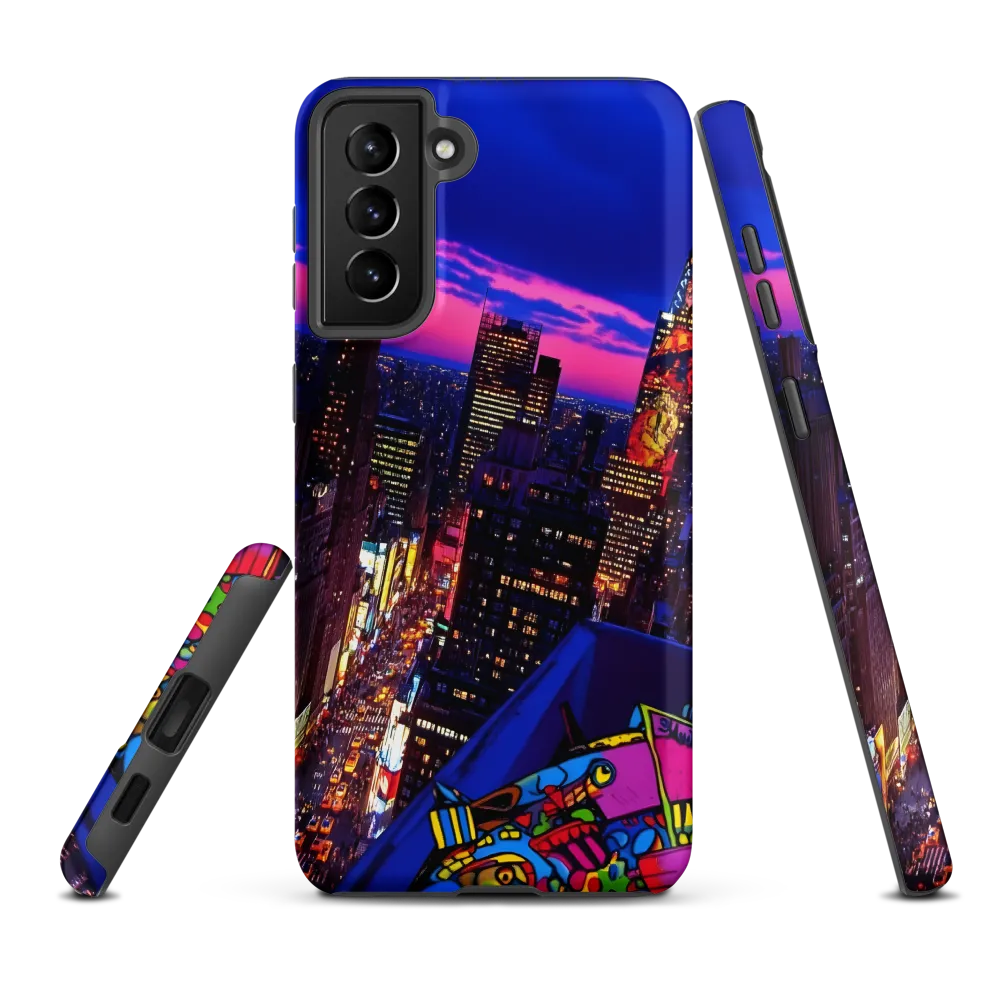 Neon Twilight: A City in Vibrance