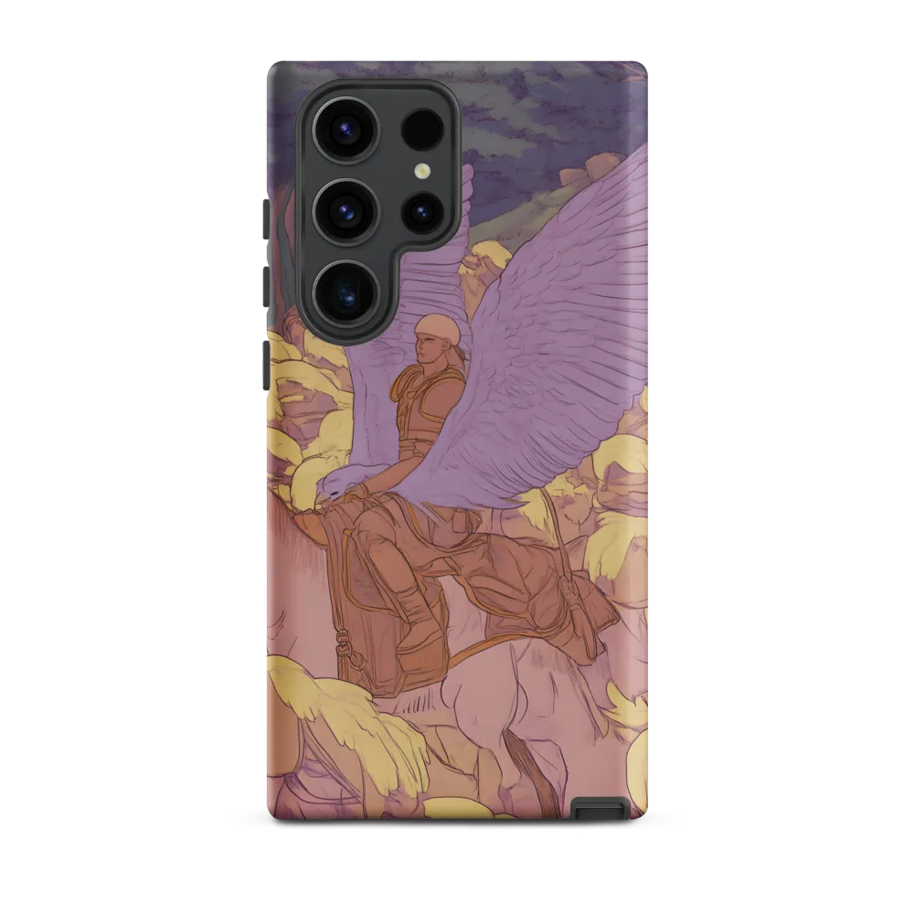 The Winged Guardian | Phone Case |  S23 Ultra | Tough Case | Matte