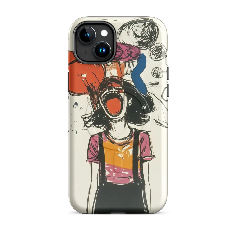 Echoes of Anguish | Phone Case |  15 Plus | MagSafe® Tough Case | Glossy