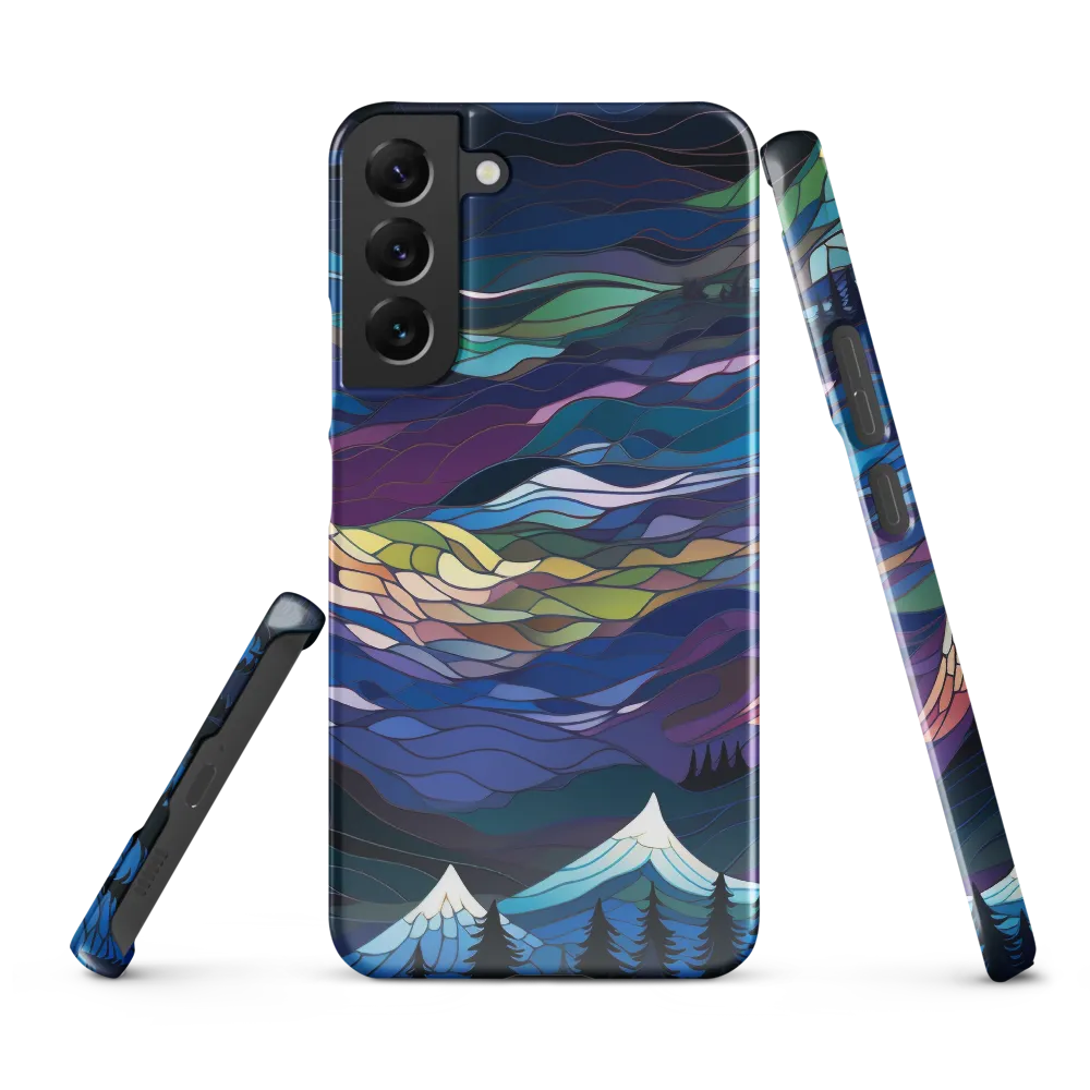 Twilight Peaks: An Abstract Mountain Landscape