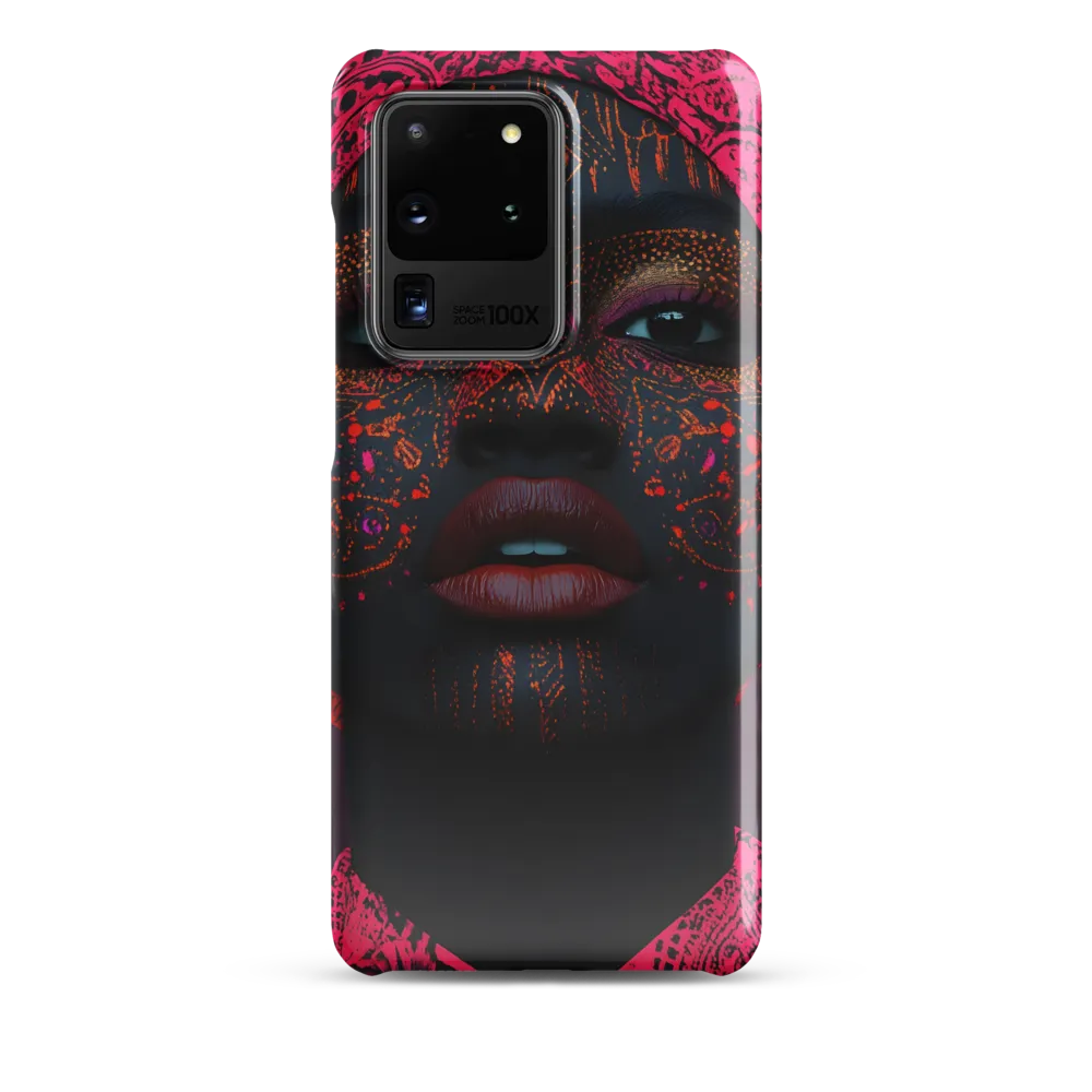 Neon Adornments: A Portrait of Cultural Expression