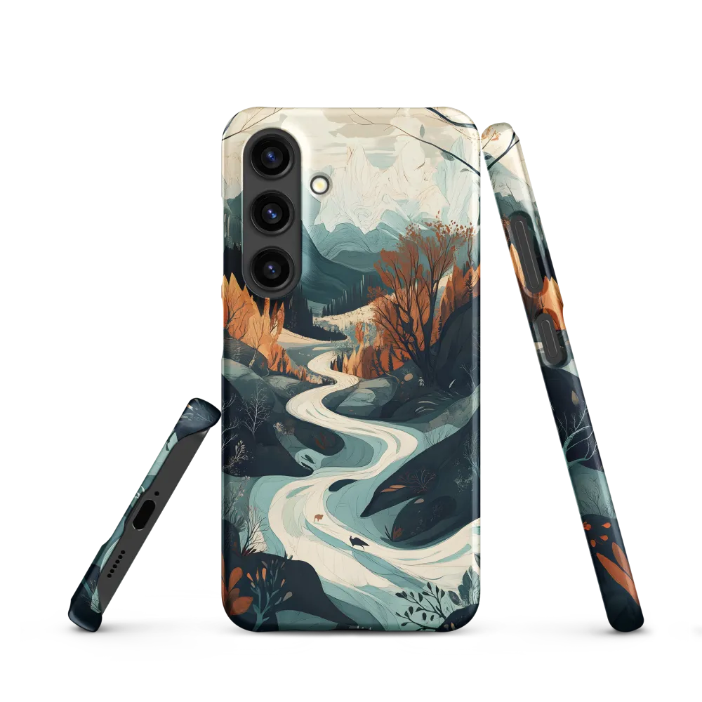 Winding Serenity: A Digital Landscape