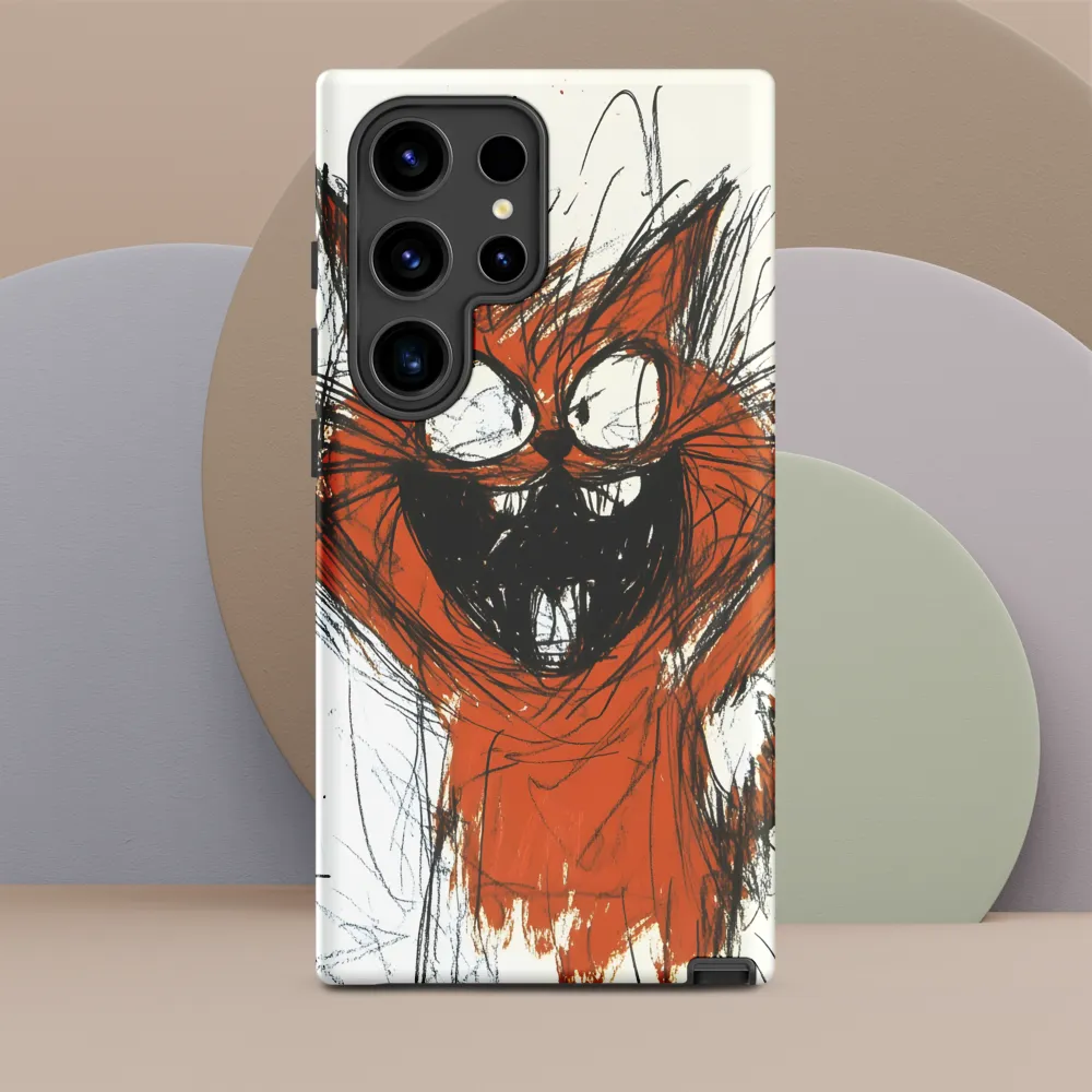 Joyful Cat Creation | Phone Case |  S24 Ultra | Tough Case | Matte