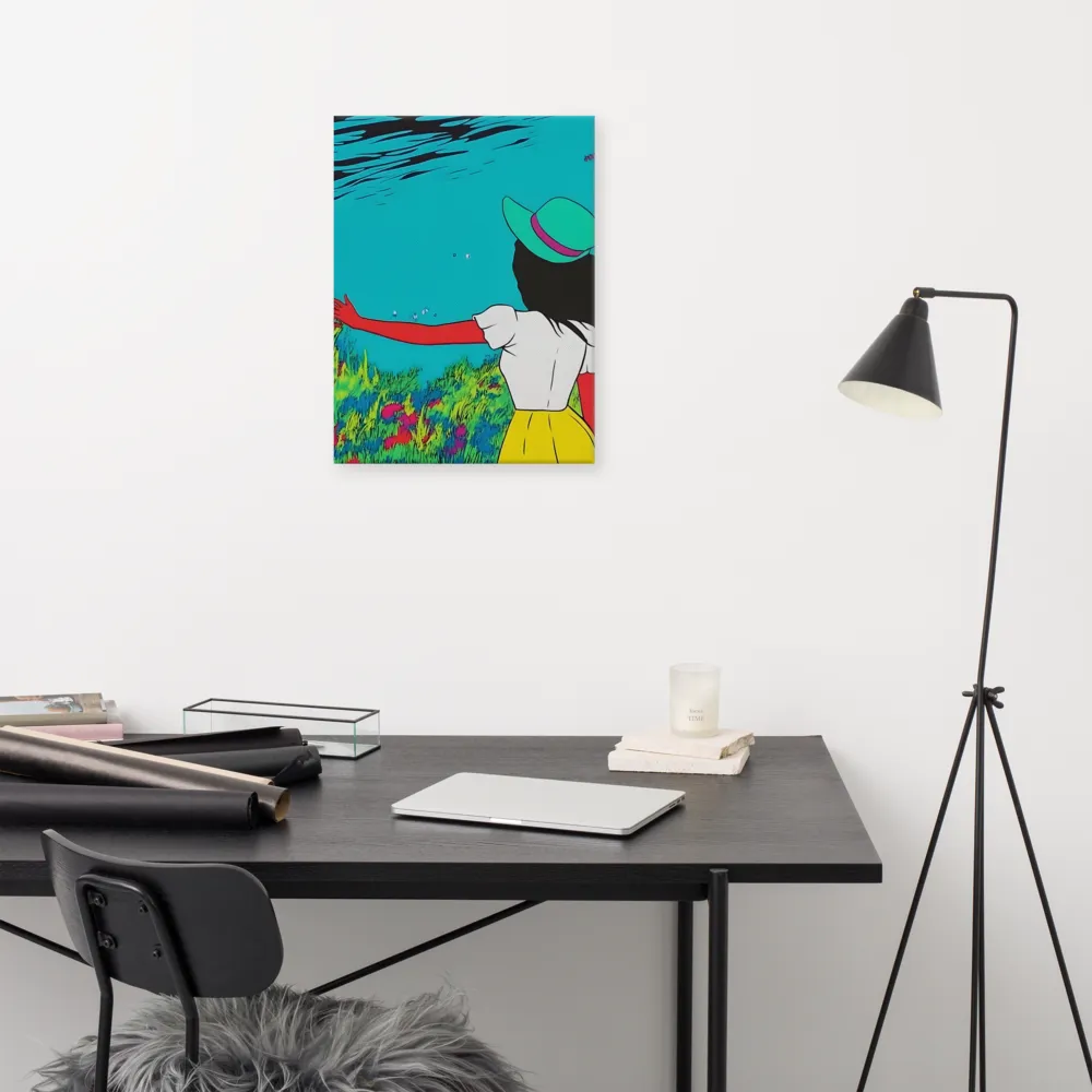 Whimsical Encounter | Canvas | 18″×24″