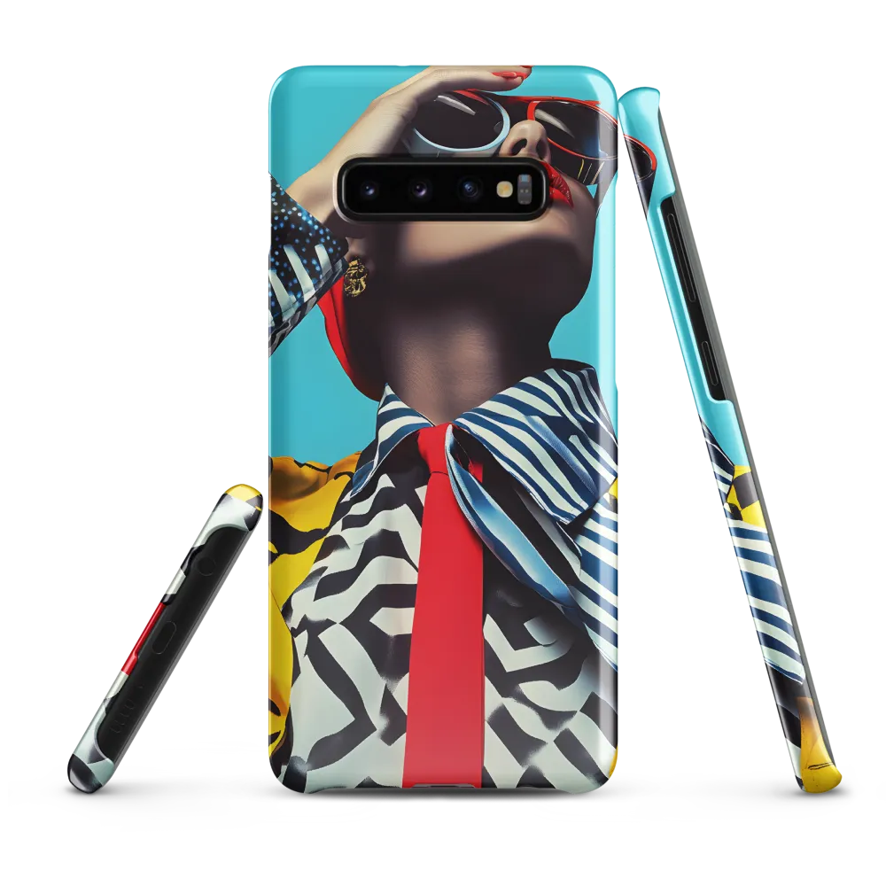 Chic Confidence in Bold Patterns | Phone Case |  S10 Plus | Snap Case | Glossy