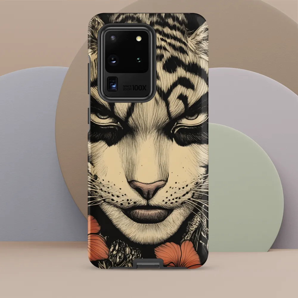 Feline Majesty: The Human-Leopard Connection | Phone Case |  S20 Ultra | Tough Case | Matte