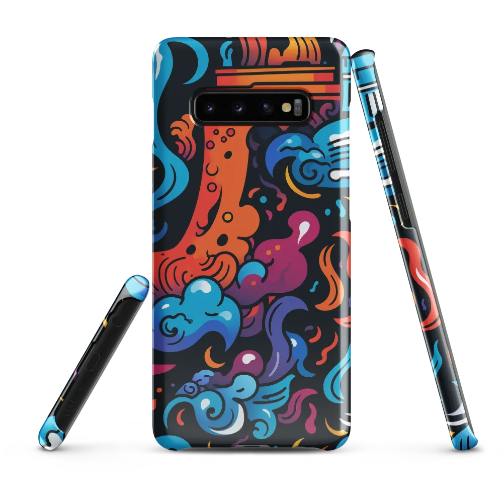 Whirlwind of Color and Light | Phone Case |  S10 Plus | Snap Case | Glossy