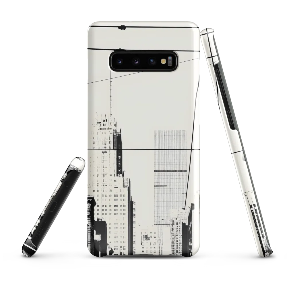 Urban Minimalism: A Study in Lines | Phone Case |  S10 Plus | Snap Case | Glossy