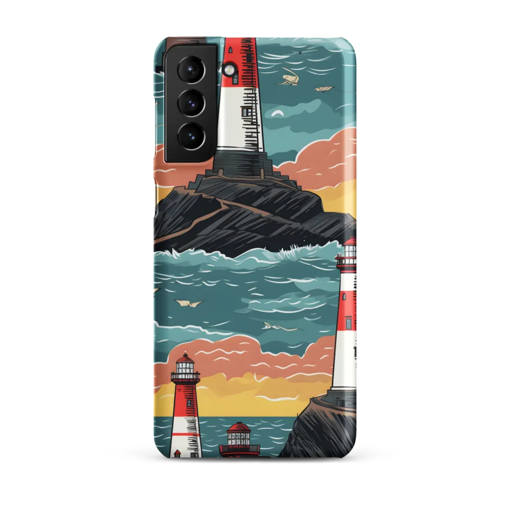 Lighthouses in a Whimsical Ocean