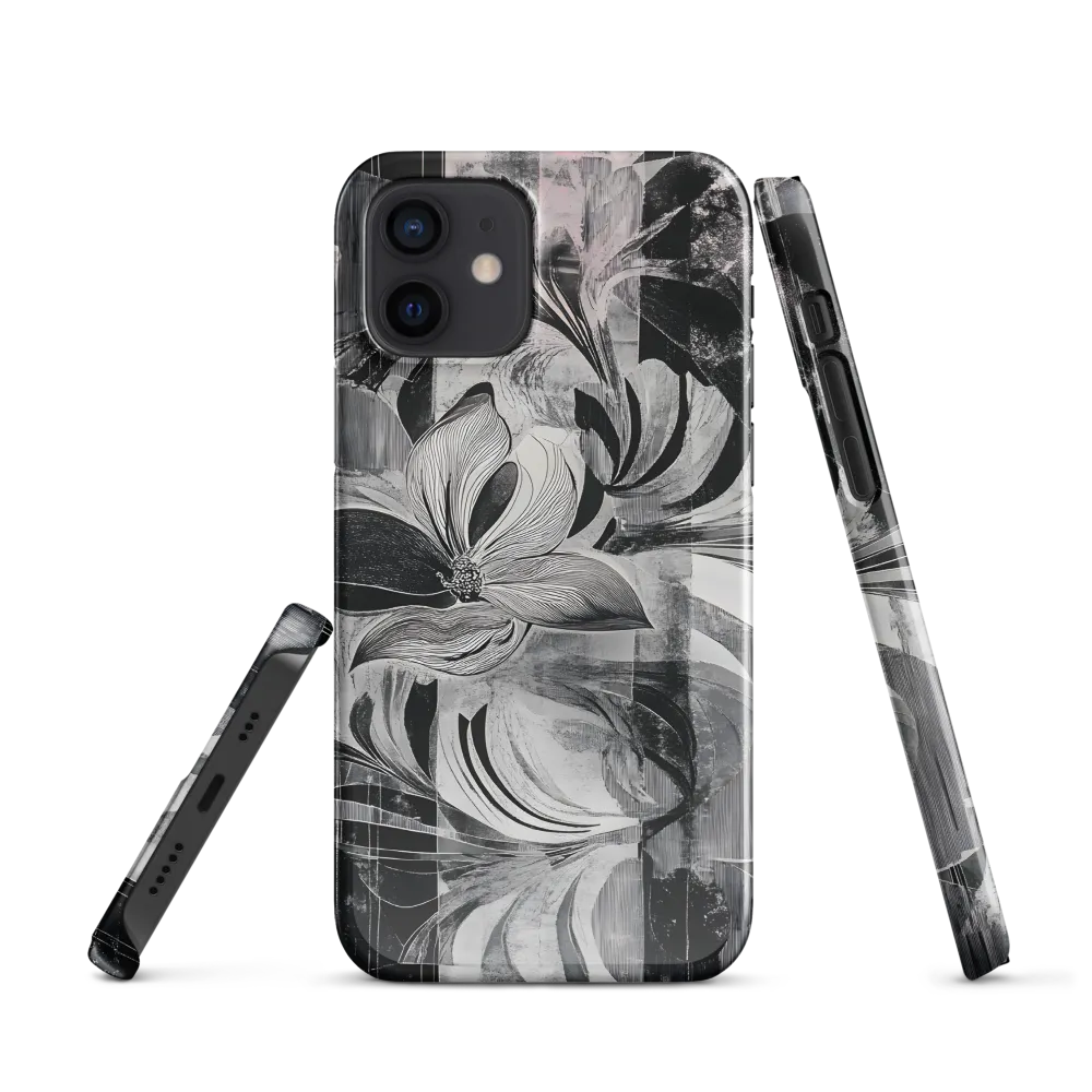 Floral Fusion in Monochrome