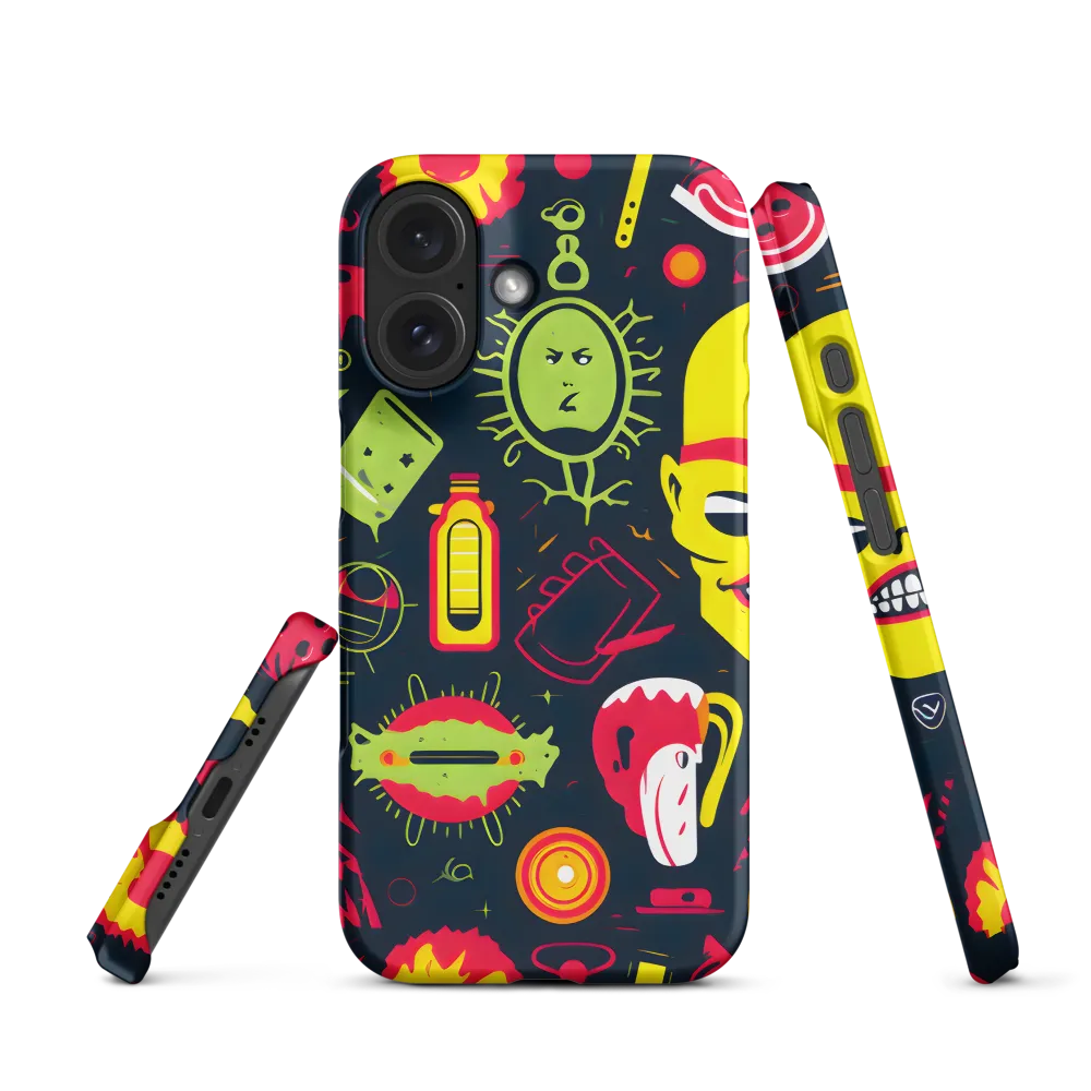 Neon Revelry: A Quirky Exploration of Modern Pop Art