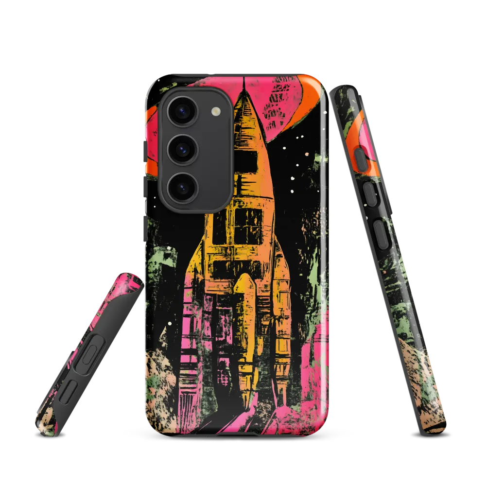 Cosmic Voyage: A Surreal Rocket Adventure