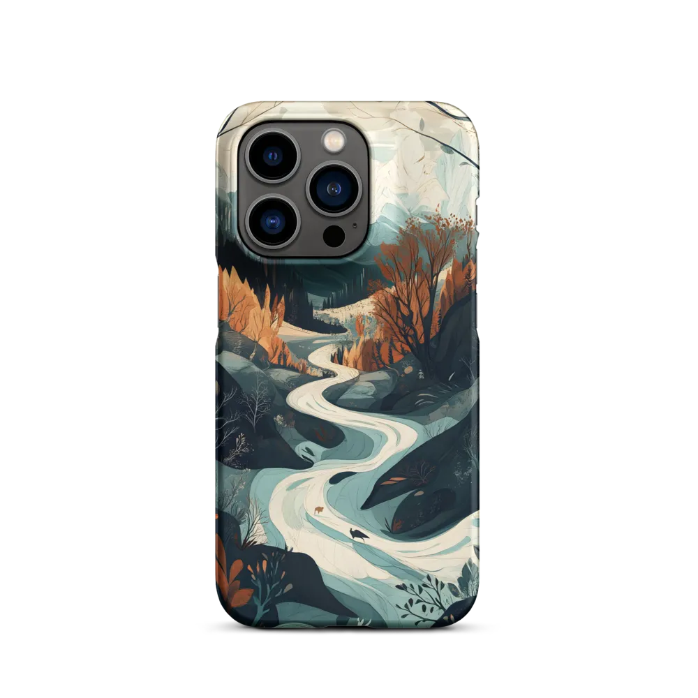 Winding Serenity: A Digital Landscape
