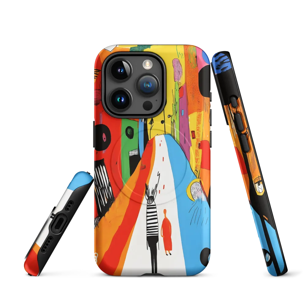 Vibrant Urban Journey | Phone Case |  15 Pro | MagSafe® Tough Case | Matte