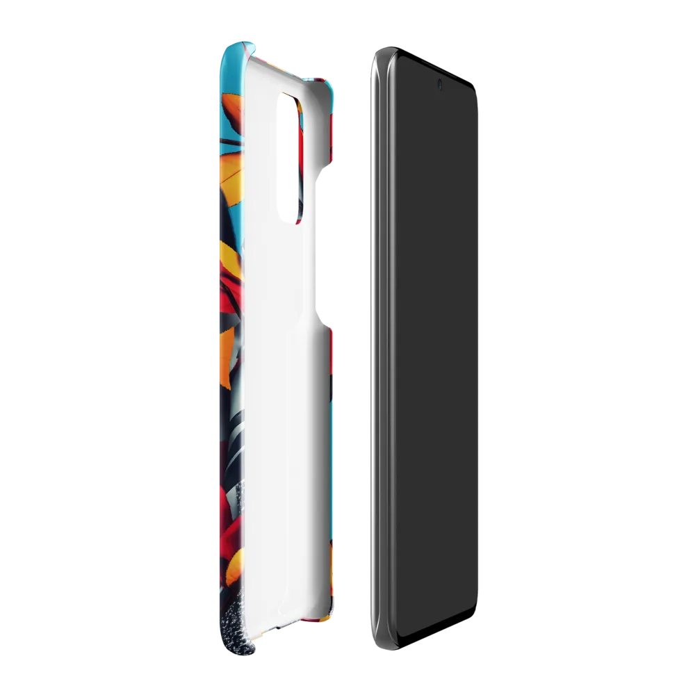 Futuristic Fusion: Nature Meets Technology | Phone Case |  S20 Plus | Snap Case | Glossy