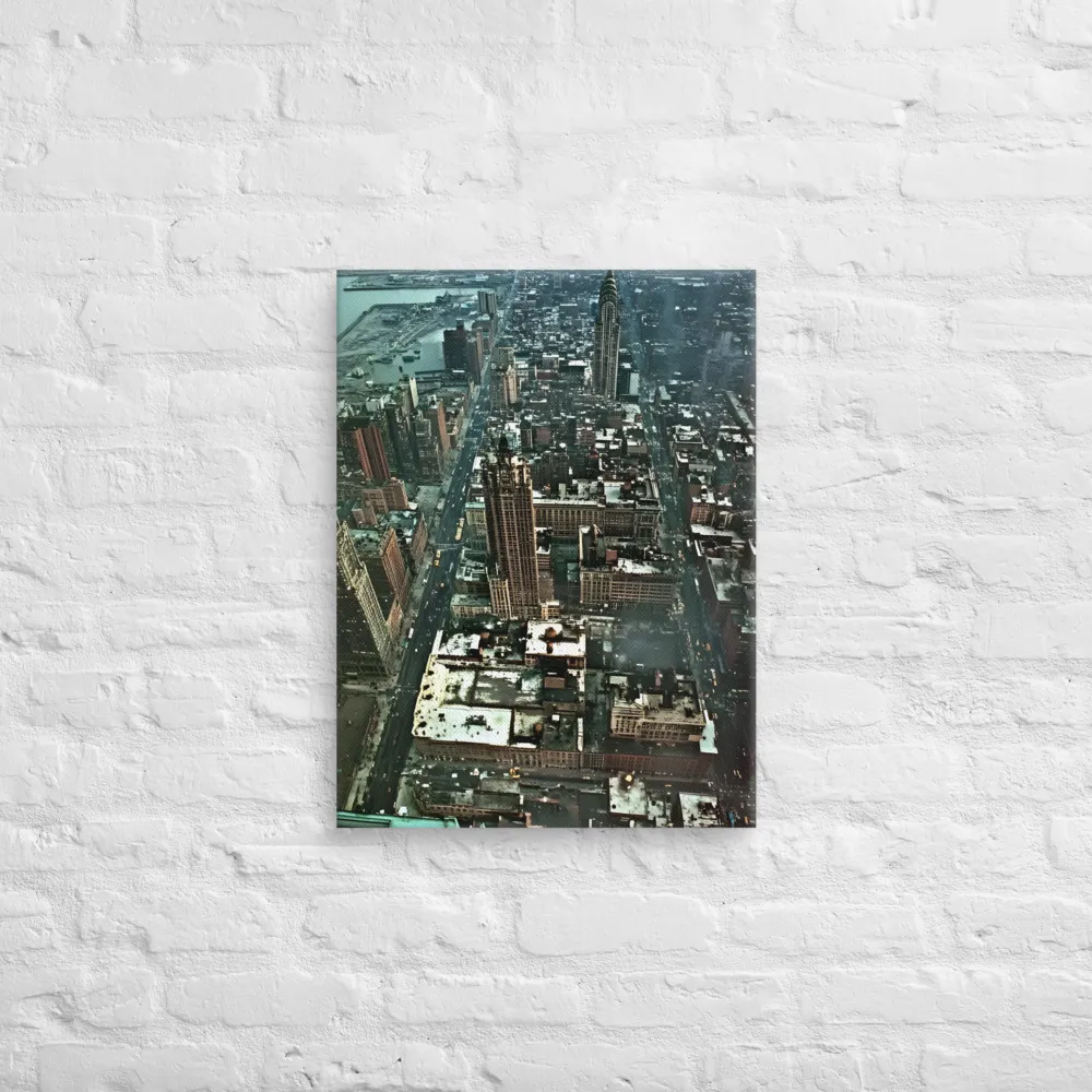 Aerial Symphony of Urban Life | Canvas | 18″×24″